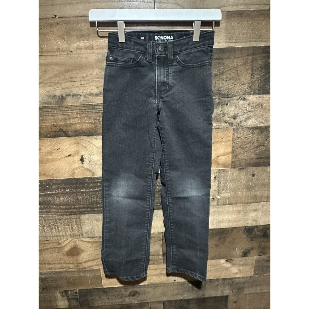 Sonoma Black Jeans Boys 8S Everyday Jean Adjustable